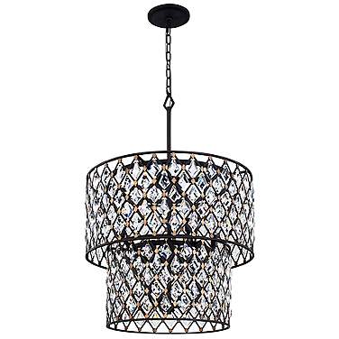 Windsor 7-Lt 2-Tier Crystal Chandelier