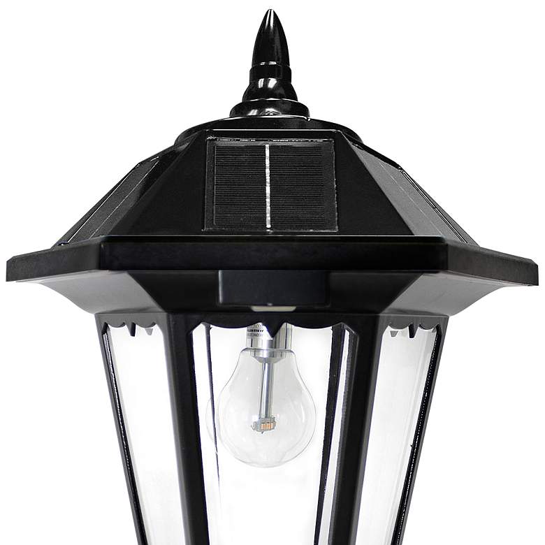 Image 4 Windsor Black 3-in-1 Solar LED Dusk to Dawn Outdoor Light more views