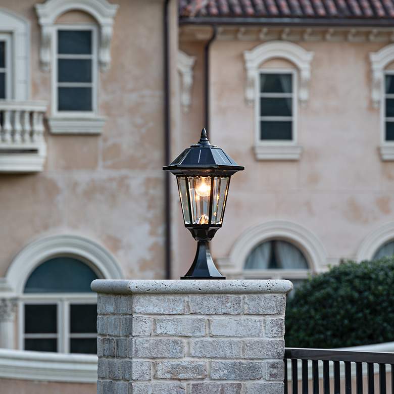 Image 5 Windsor Black 3-in-1 Solar LED Dusk to Dawn Outdoor Light more views