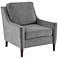 Windsor Dark Gray Fabric Lounge Chair