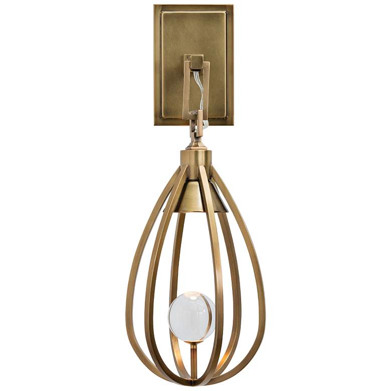 Image 1 Windsor Smith 18 1/2" High Antique Brass Sconce