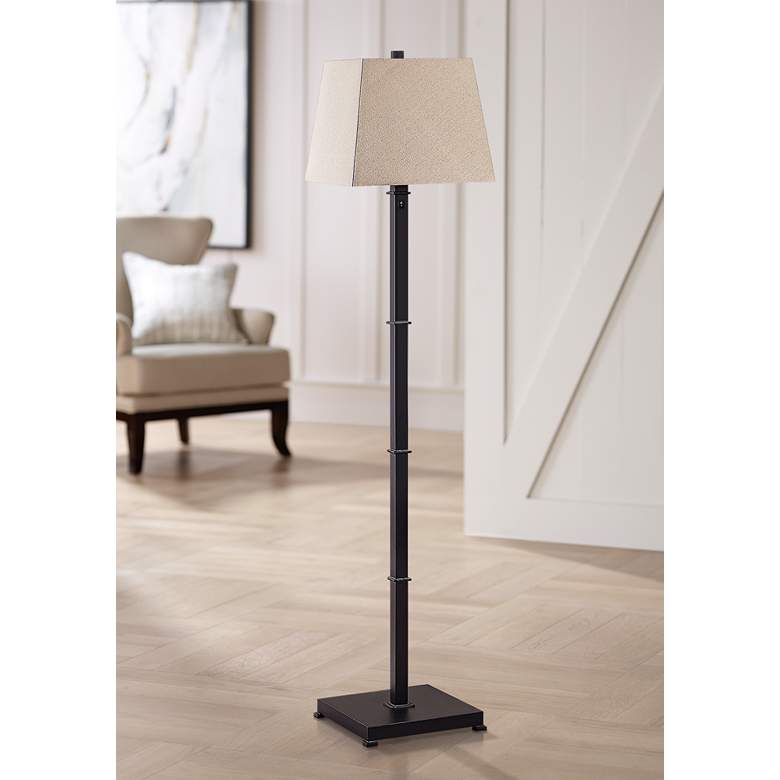 Image 1 Windsor Square Oiled-Rubbed Bronze Metal Floor Lamp