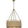 Windward Passage 26 1/2" Wide Brass and Natural Rope 6-Light Pendant