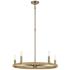 Windward Passage 26 3/4" Wide Brass Natural Rope 5-Light Chandelier