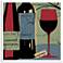 Wine Tasting 40" Square Giclee Wall Art Poster