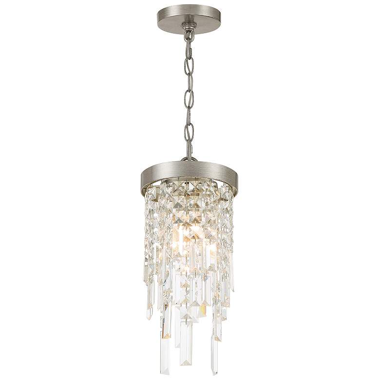 Image 2 Winfield 1 Light Antique Silver Mini Pendant