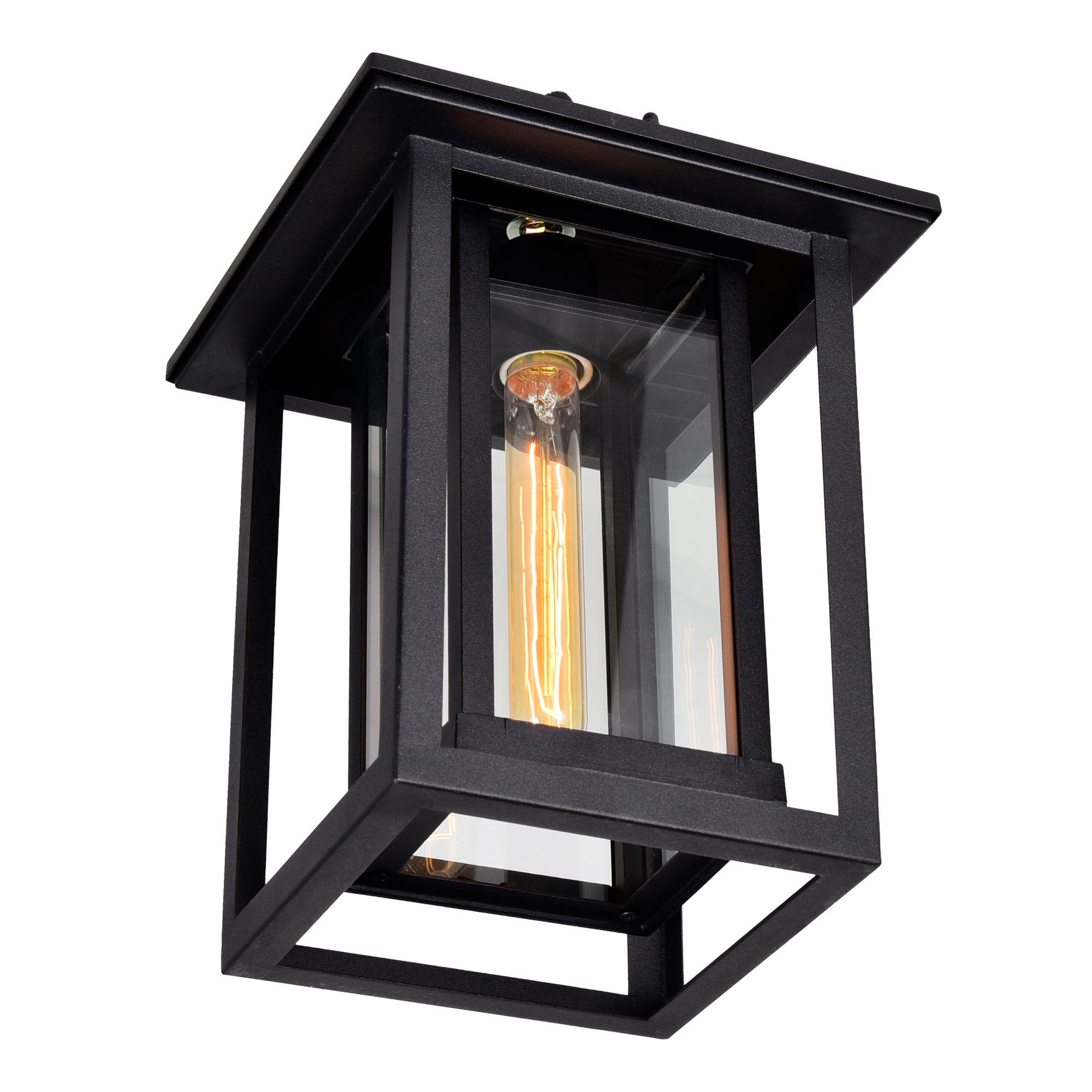 Image 2 Winfield 1 Light Black Outdoor Hanging Light more views