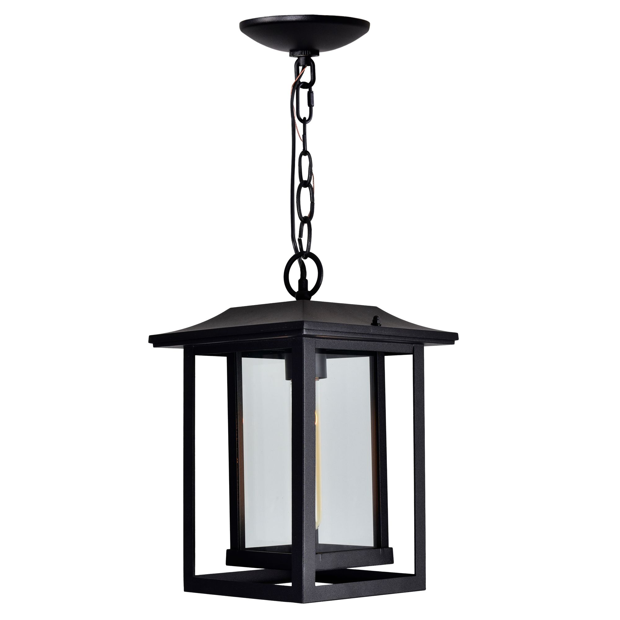 Image 5 Winfield 1 Light Black Outdoor Hanging Light more views