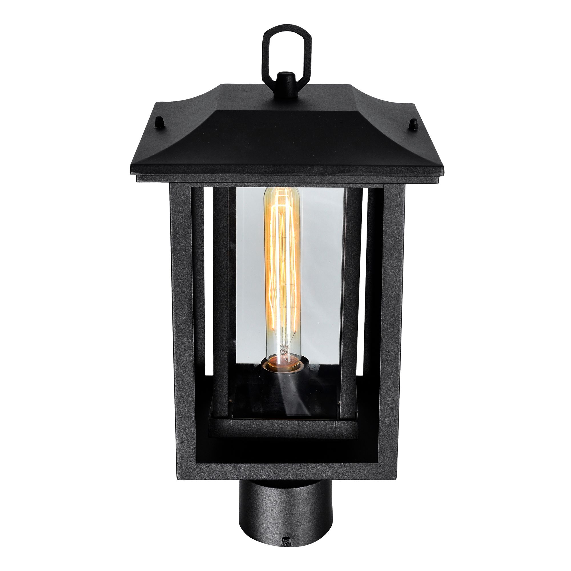 Image 4 Winfield 1 Light Black Outdoor Lantern Head more views