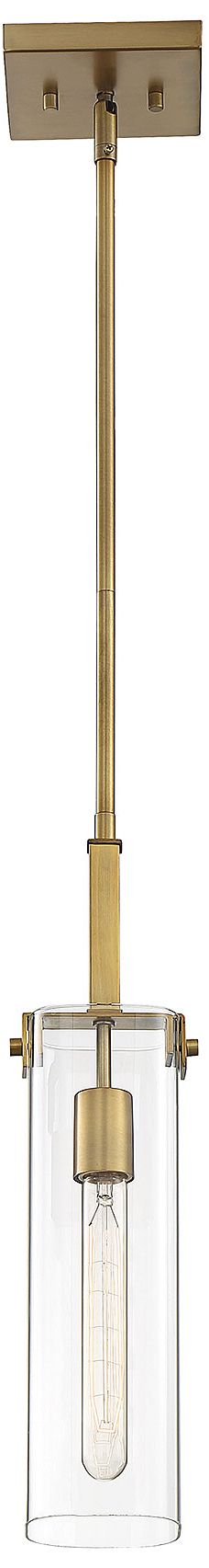 Image 5 Winfield 1-Light Mini-Pendant in Warm Brass more views