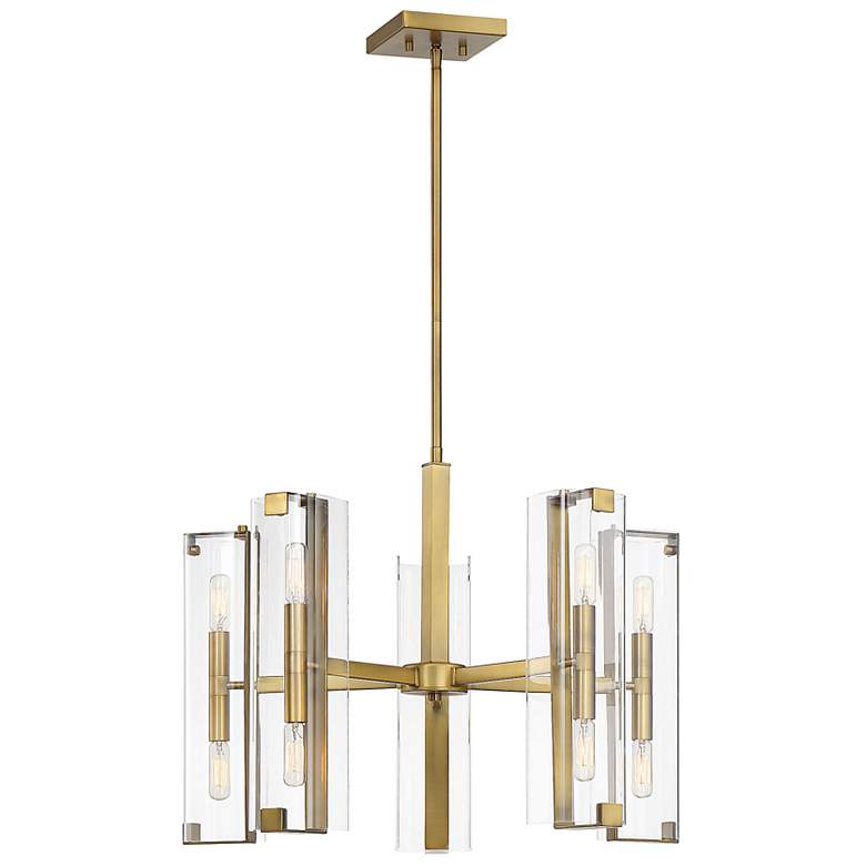 Image 3 Winfield 10-Light Chandelier in Warm Brass more views