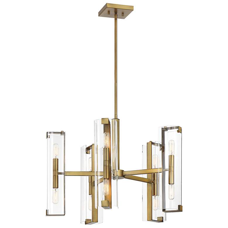 Image 5 Winfield 10-Light Chandelier in Warm Brass more views