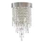 3_Winfield 17" High Antique Silver and Crystal Wall Sconce more views