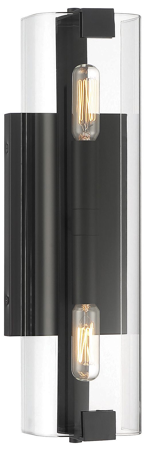 Winfield 2-Light Wall Sconce in Matte Black