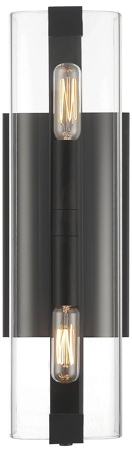 Image 3 Winfield 2-Light Wall Sconce in Matte Black more views
