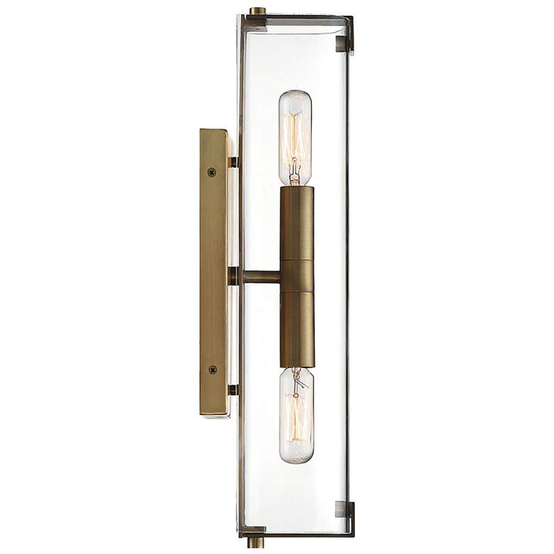 Image 5 Winfield 2-Light Wall Sconce in Warm Brass more views