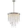 1_Winfield 20"W Antique Silver and Crystal 5-Light Chandelier