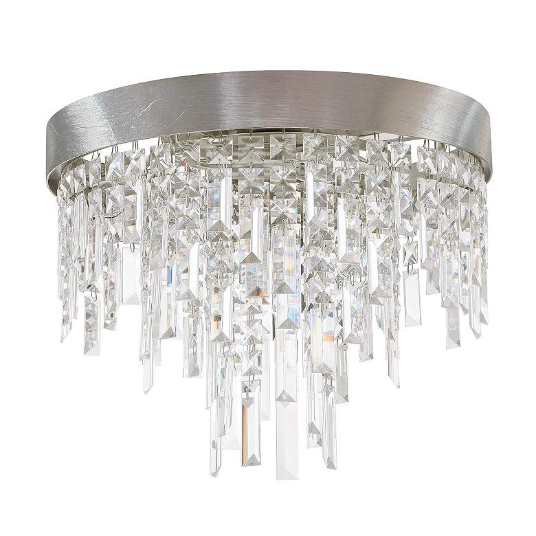 Image 4 Winfield 4 Light Antique Silver Flush Mount more views