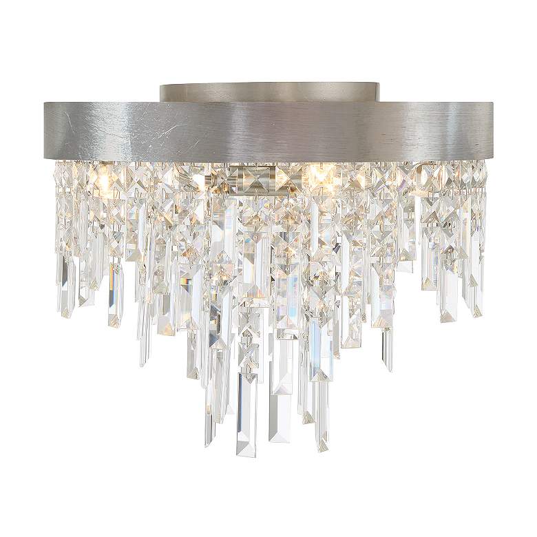 Image 5 Winfield 4 Light Antique Silver Flush Mount more views