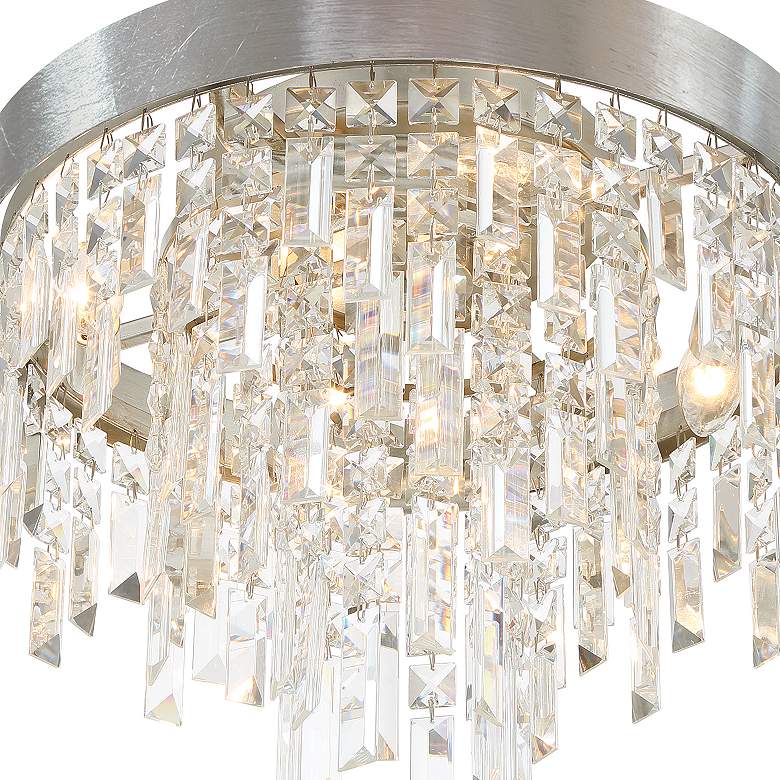 Image 7 Winfield 4 Light Antique Silver Flush Mount more views