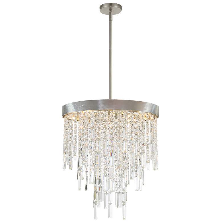 Image 1 Winfield 5 Light Antique Silver Chandelier