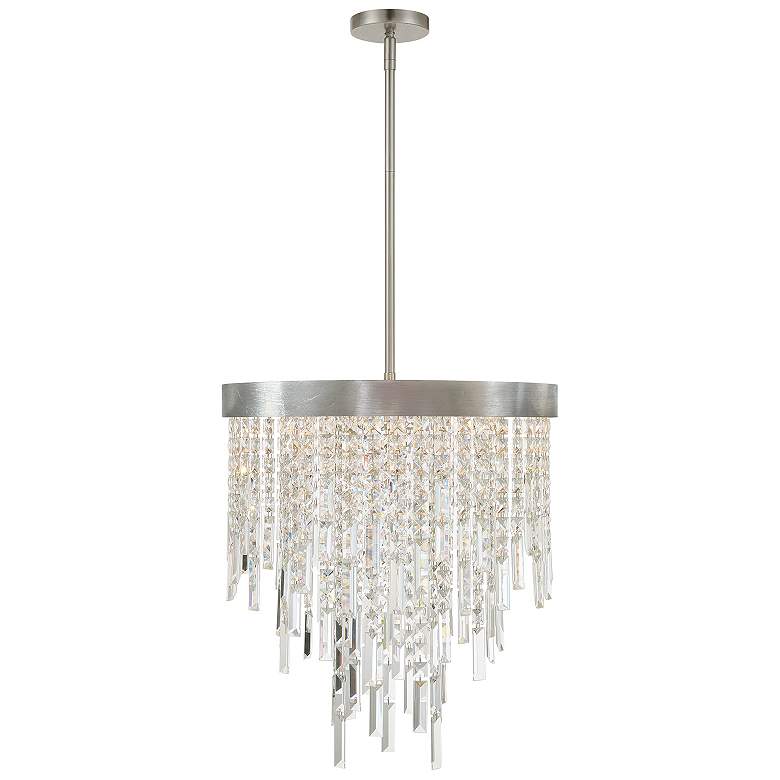 Image 3 Winfield 5 Light Antique Silver Chandelier more views