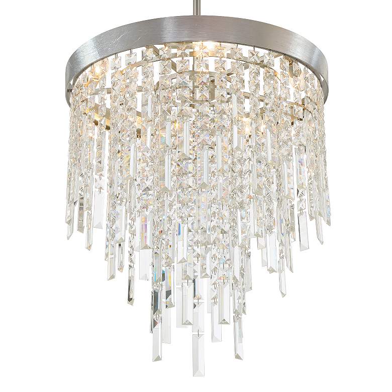 Image 5 Winfield 5 Light Antique Silver Chandelier more views