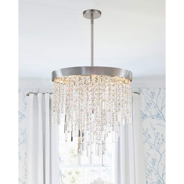 Image 6 Winfield 5 Light Antique Silver Chandelier more views