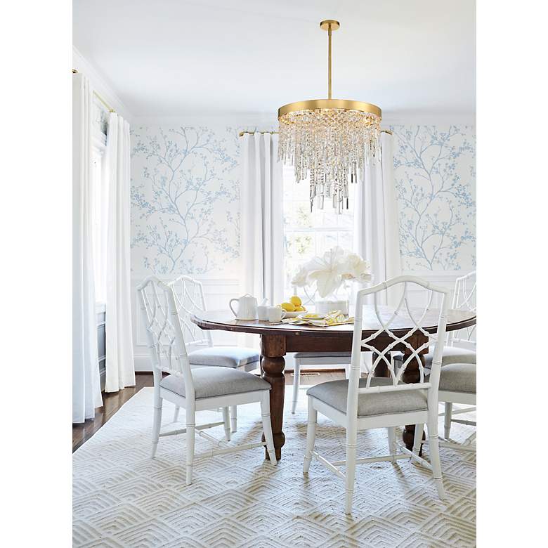 Image 6 Winfield 6 Light Antique Gold Chandelier more views