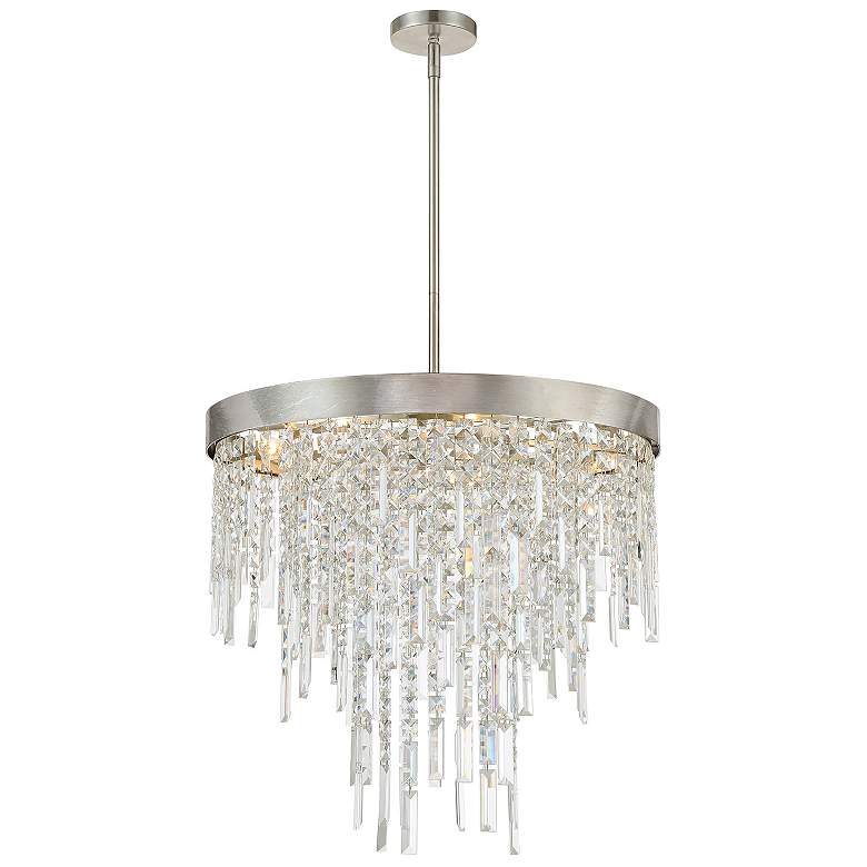 Image 1 Winfield 6 Light Antique Silver Chandelier