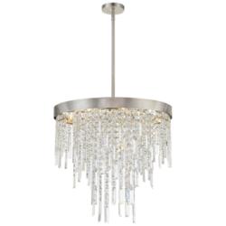 Winfield 6 Light Antique Silver Chandelier