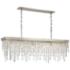 Winfield 6 Light Antique Silver Linear Chandelier