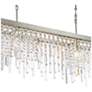 5_Winfield 6 Light Antique Silver Linear Chandelier more views