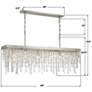 7_Winfield 6 Light Antique Silver Linear Chandelier more views