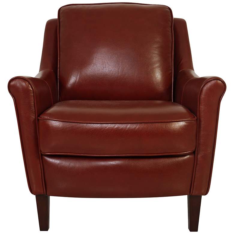 Image 1 Winfield Chili Pepper Leather Armchair