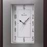 Winfield Espresso Brown 15" Wide Picture Frame Table Clock