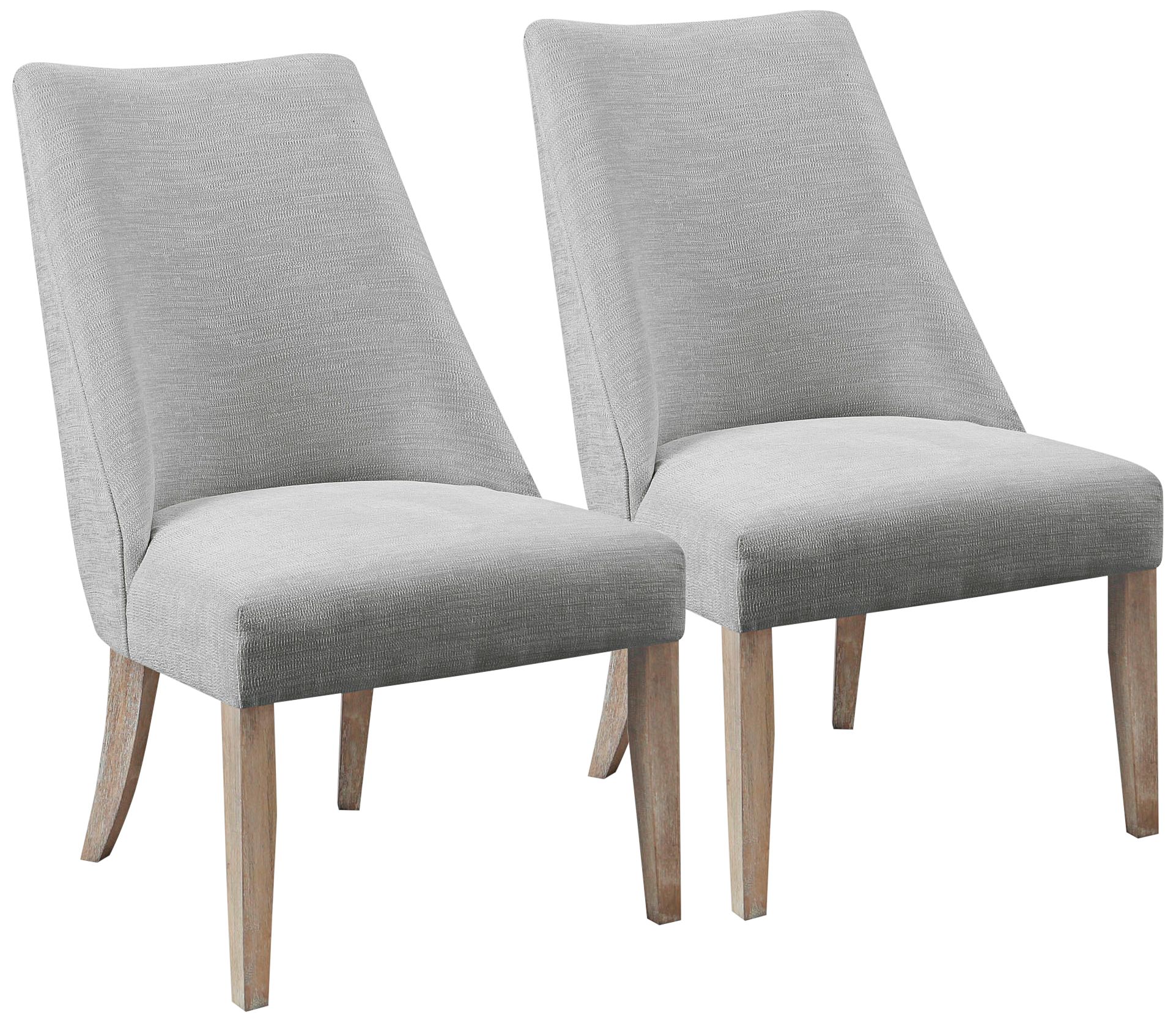 Gray Fabric good Dinning chairs (Set of 2)