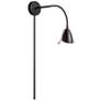 1_Winford 5" High Matte Black Wall Mounted Reading Lamp