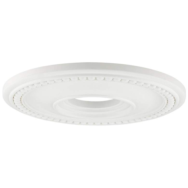 Image 4 Wingate 16" Wide White Polyurethane Round Ceiling Medallion more views