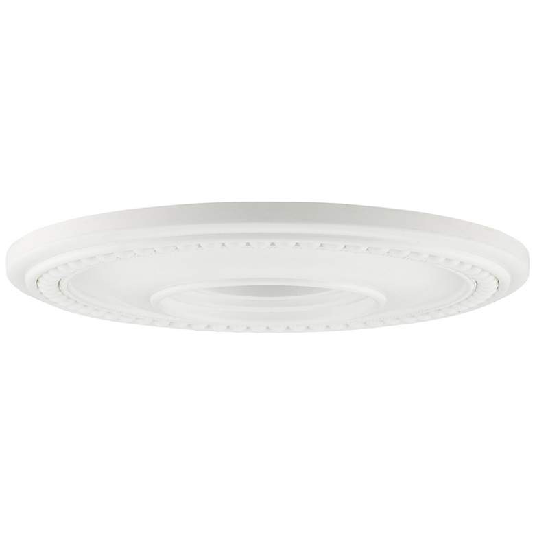 Image 5 Wingate 16" Wide White Polyurethane Round Ceiling Medallion more views
