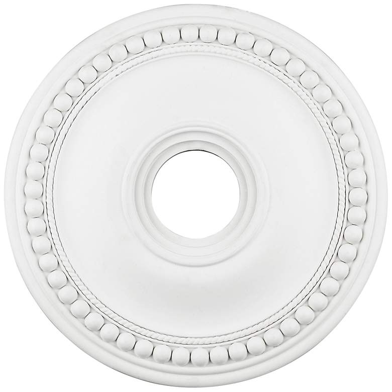 Image 2 Wingate 20" Wide White Round Ceiling Medallion