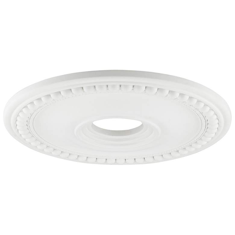 Image 4 Wingate 20" Wide White Round Ceiling Medallion more views