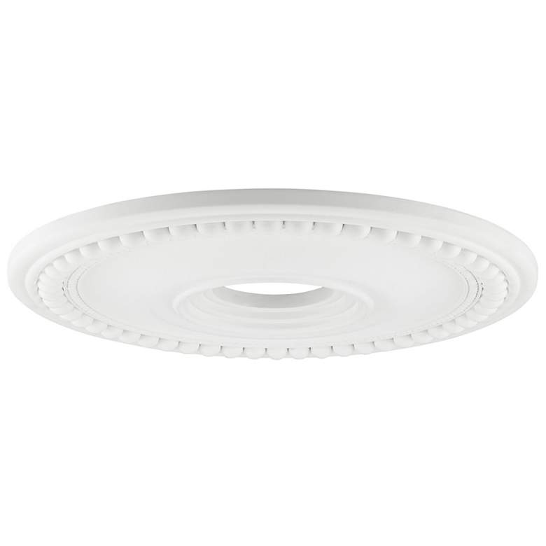 Image 5 Wingate 20" Wide White Round Ceiling Medallion more views