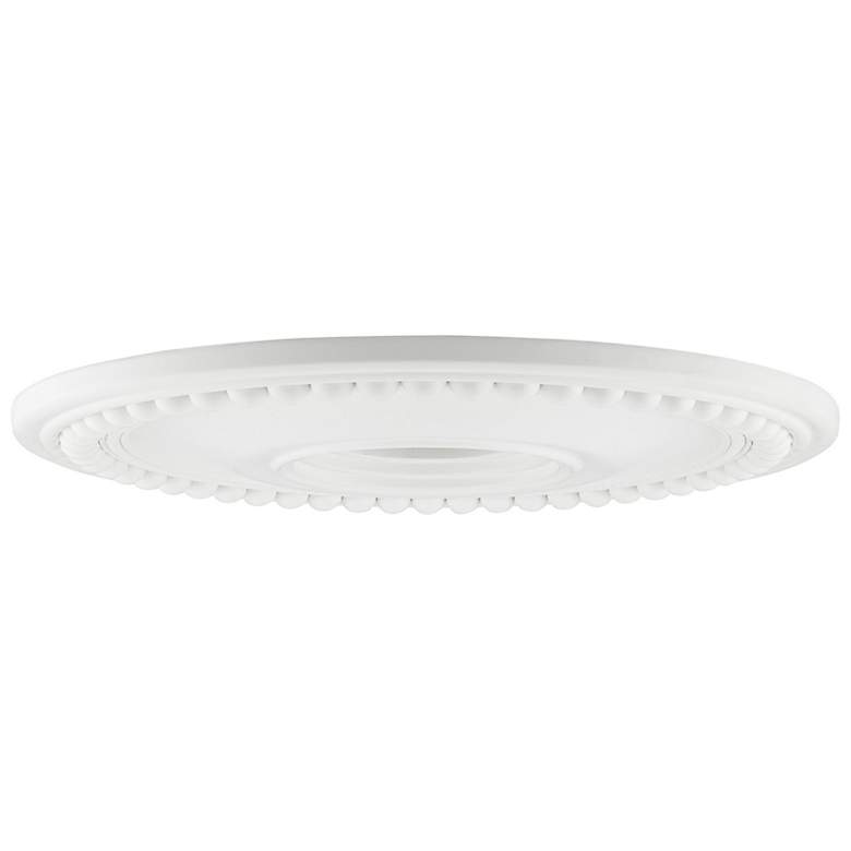 Image 6 Wingate 20" Wide White Round Ceiling Medallion more views