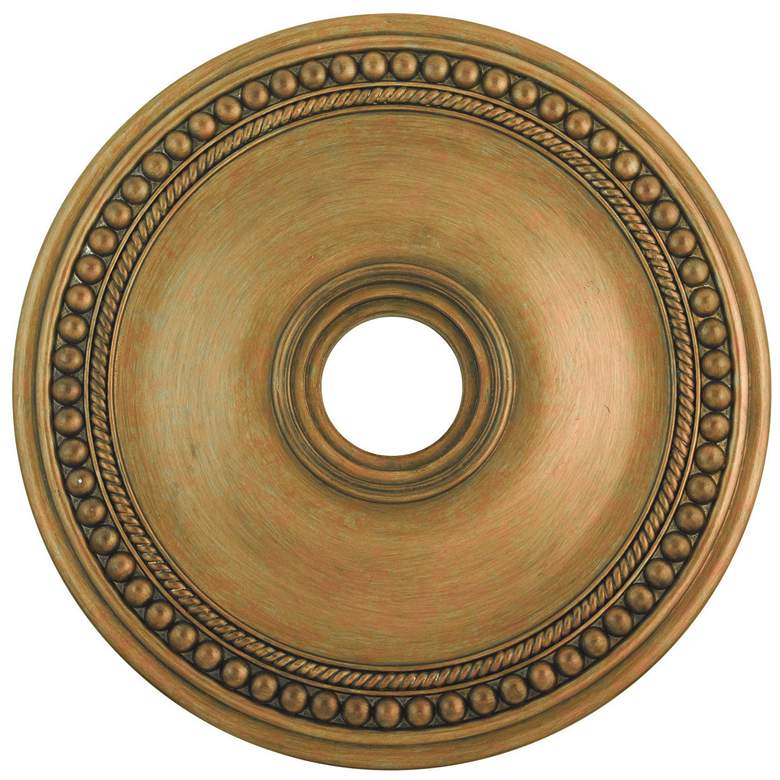 Image 1 Wingate 24-in x 24-in Antique Gold Leaf Polyurethane Ceiling Medallion