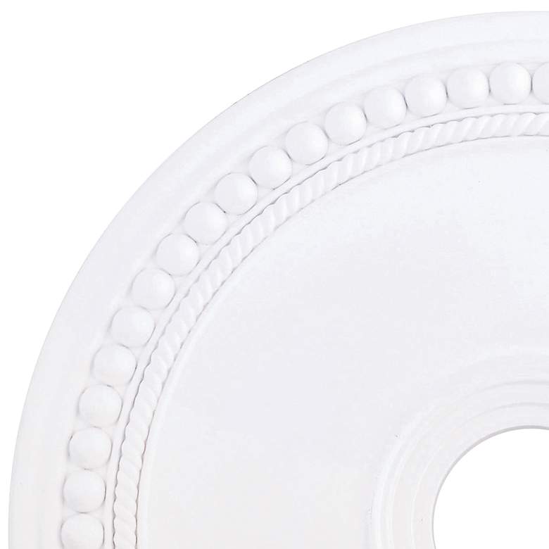 Image 3 Wingate 24-in x 24-in White Polyurethane Ceiling Medallion more views