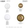 3_Wingate 30" Wide White Polyurethane Round Ceiling Medallion more views