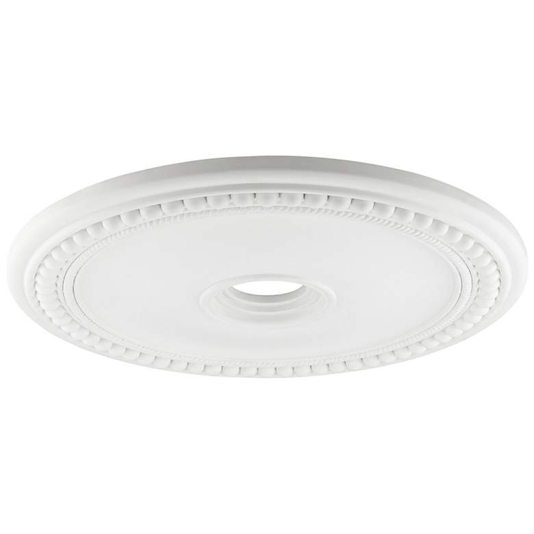 Image 3 Wingate 30" Wide White Round Ceiling Medallion more views