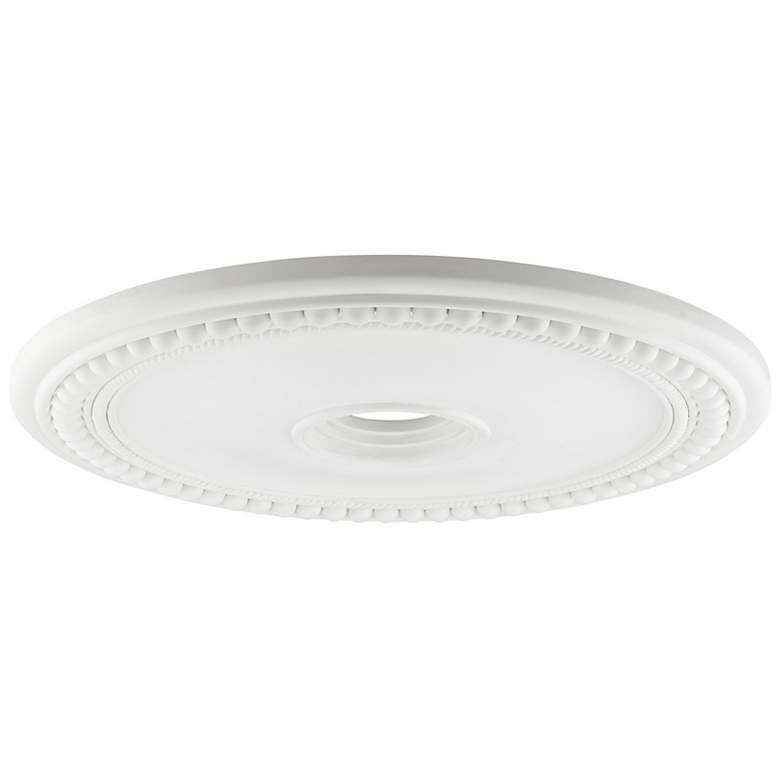 Image 4 Wingate 30" Wide White Round Ceiling Medallion more views