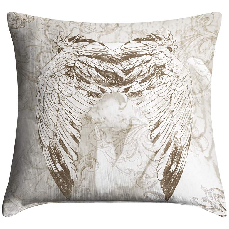 Image 1 Wings 18 inch Square Throw Pillow